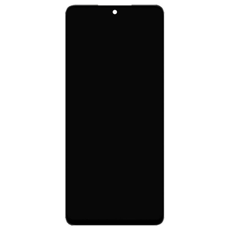 LCD with Touch Screen For Itel P55 4G - Black Display Glass Combo Folder